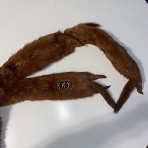 Mink fur stoll vintage